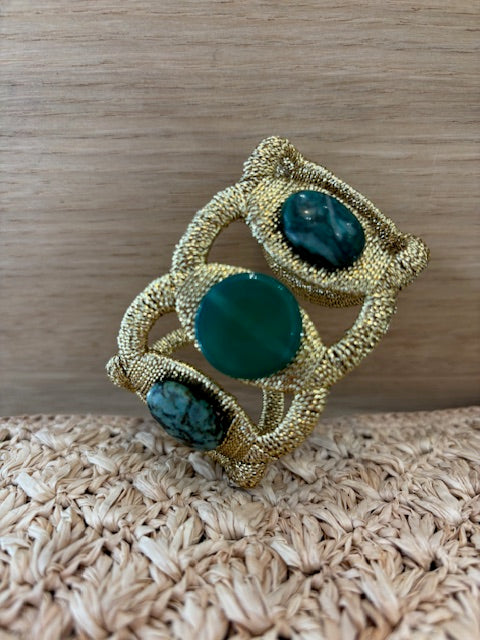 Bracelet Osiris Stone Vert Boks&Baum