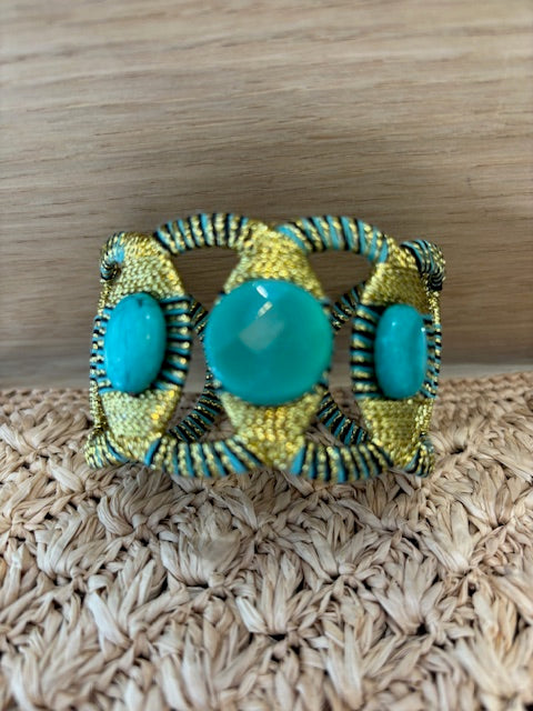 Bracelet Osiris Trico Stone Turquoise Boks&Baum