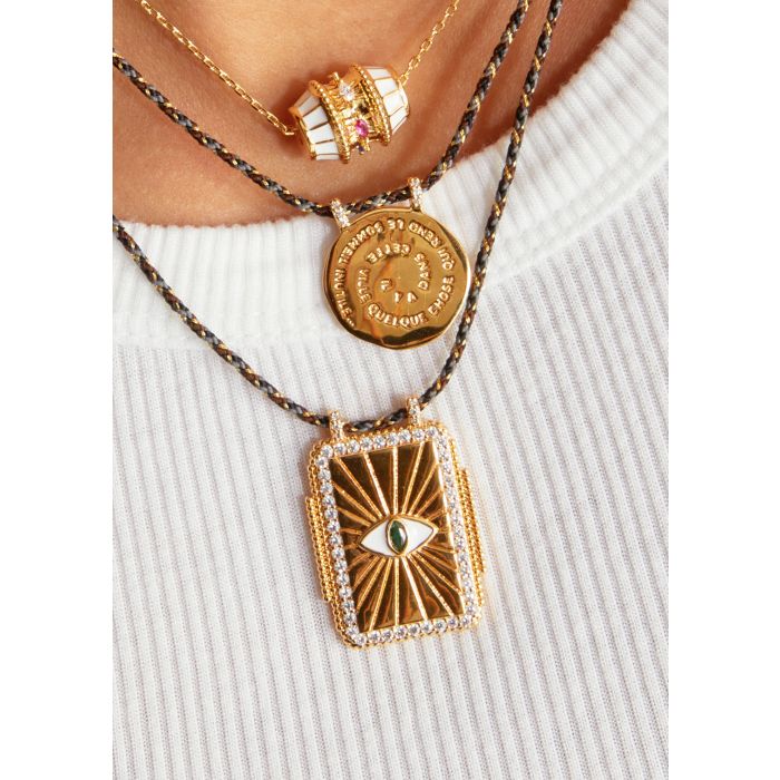 Collier White Talisman - MYA-BAY