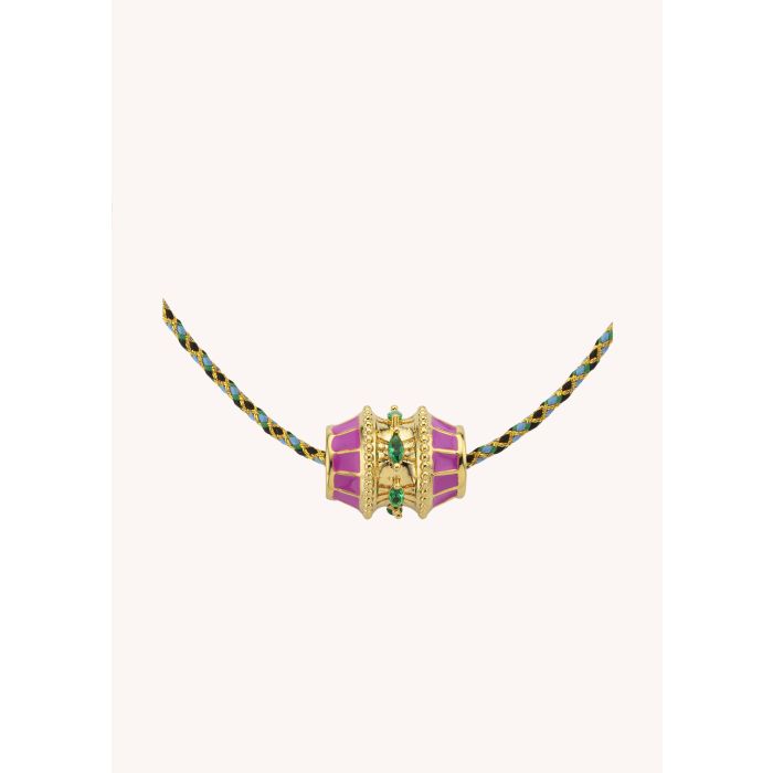 Collier Fuchsia Talisman - MYA-BAY