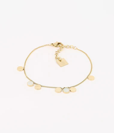 Bracelet Cachou – Acier doré Zag Bijoux