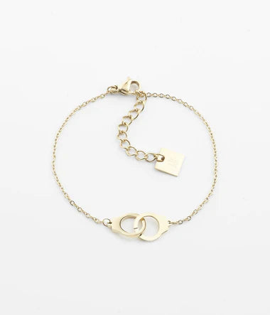 Bracelet Cuff – Acier doré Zag Bijoux